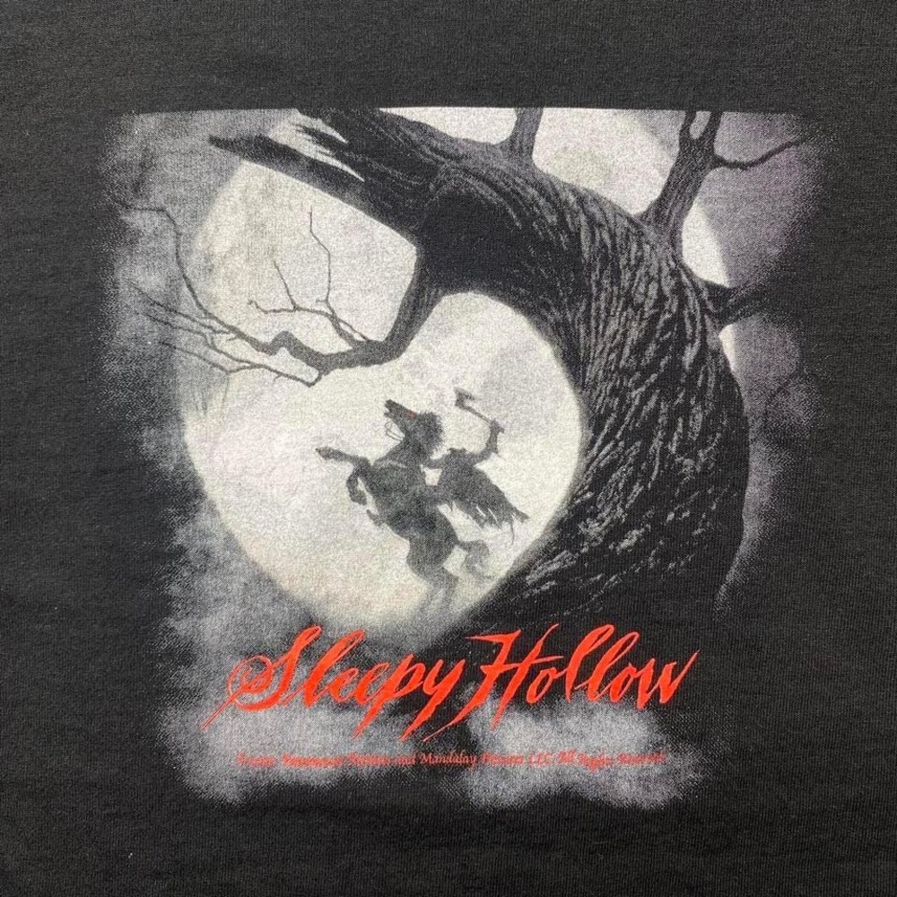 Vintage Y2K Sleepy Hollow movie promo shirt MEDIUM‎